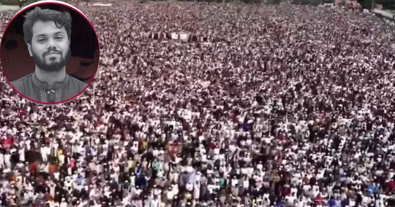 ভাইয়ের ইমামতিতে শহীদ ওসমান হাদির জানাজা সম্পন্ন