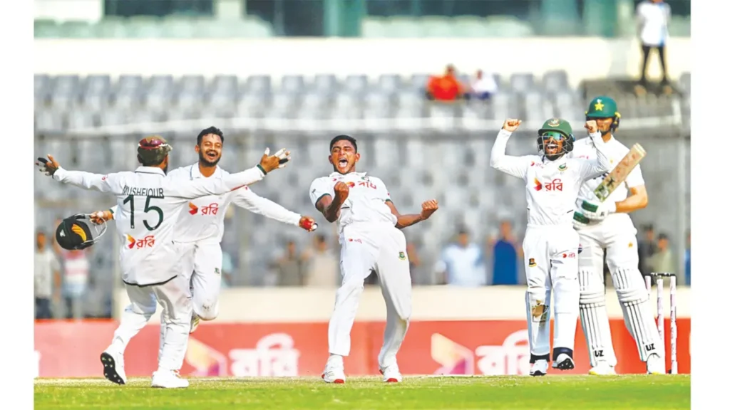 পাকিস্তানের বিপক্ষে ইতিহাস গড়ার পথে বাংলাদেশ