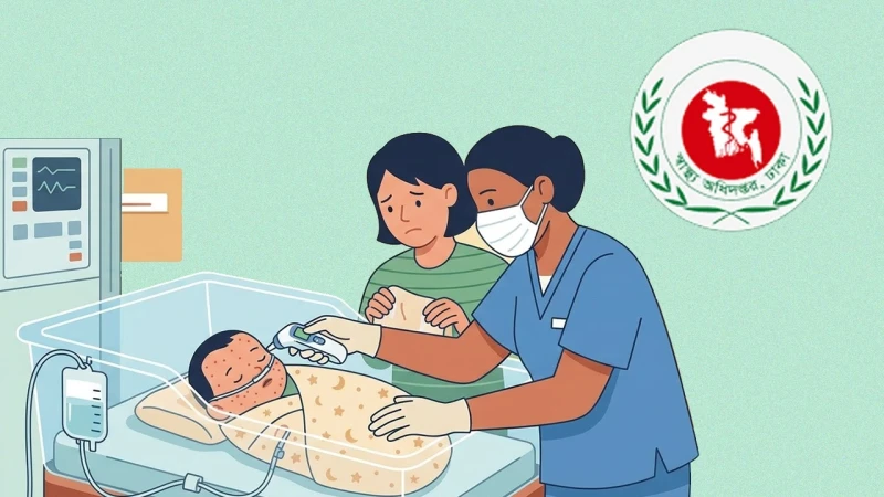 ২৪ ঘণ্টায় হাম ও উপসর্গে আট শিশুর মৃত্যু