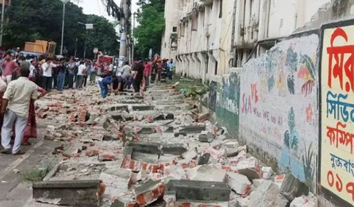 মিরপুর কলেজের দেয়াল ধসে নিহত ১, আহত অন্তত ৭