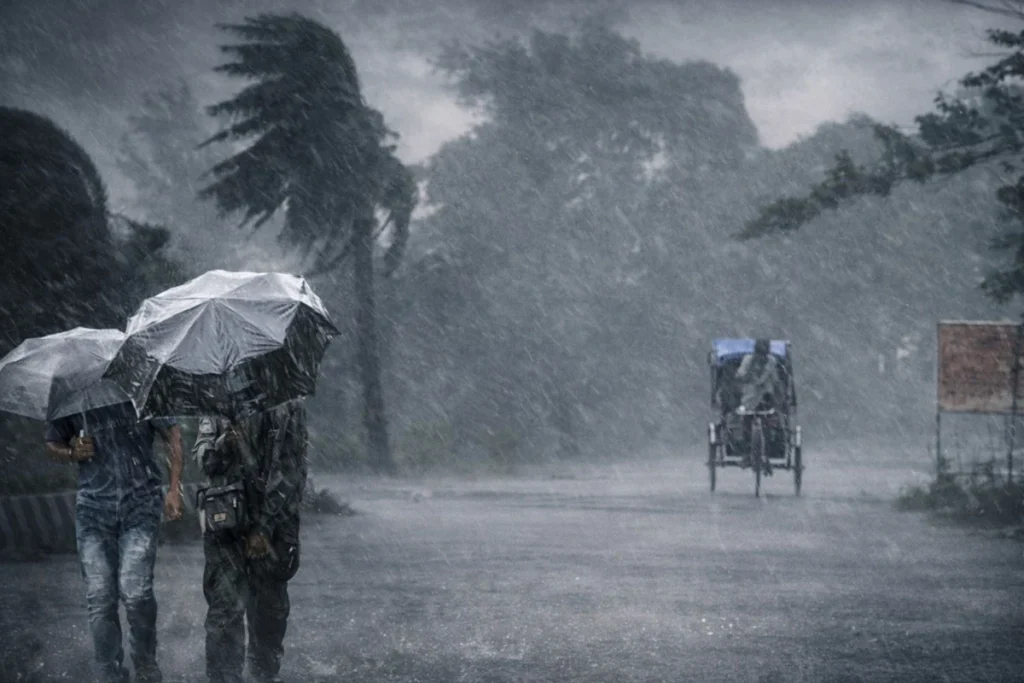 ভারী বৃষ্টি নিয়ে আবহাওয়া অফিসের ৫ দিনের পূর্বাভাস