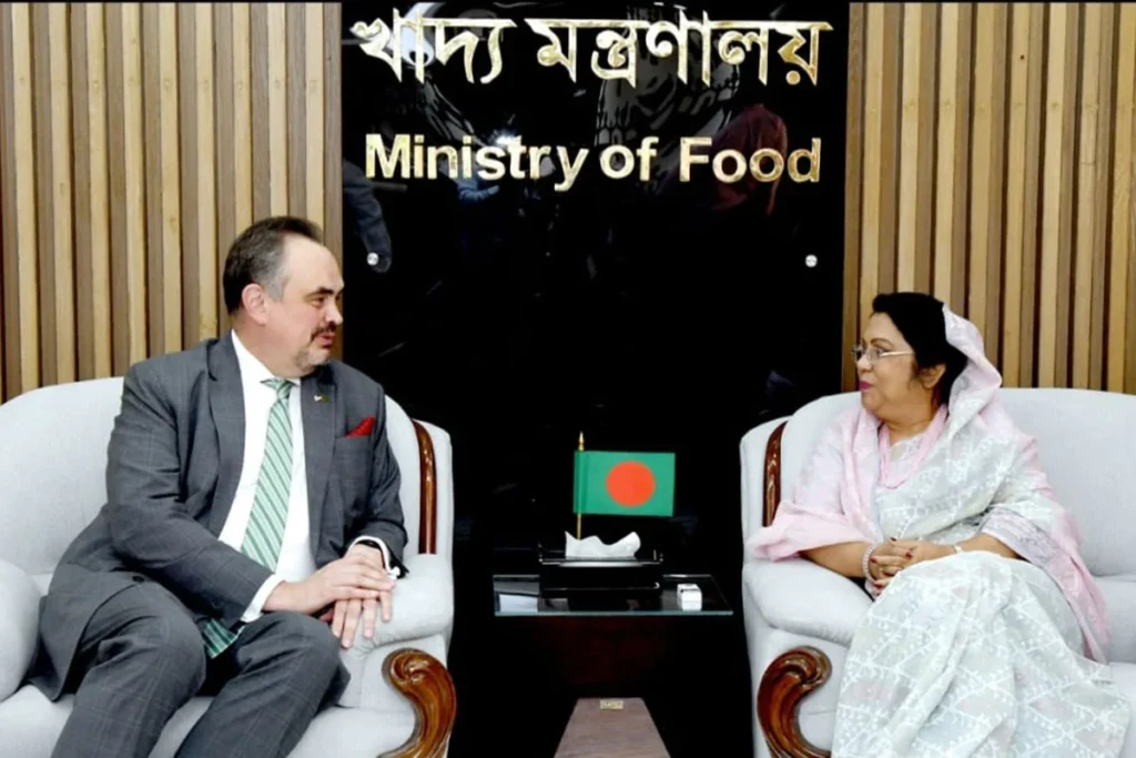 নিরাপদ খাদ্য নিশ্চিতকরণ ও খাদ্যশস্য সংরক্ষণে যুক্তরাষ্ট্রের কারিগরি সহায়তা চাইলেন খাদ্যমন্ত্রী